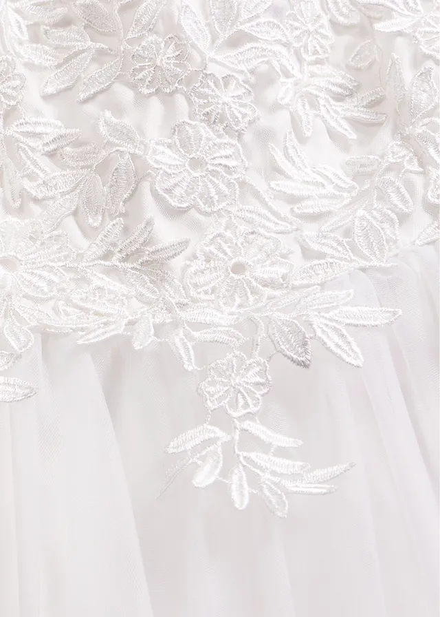 Robe de mariée en tulle délicat et dentelle • écru • product-page.page-title-suffix