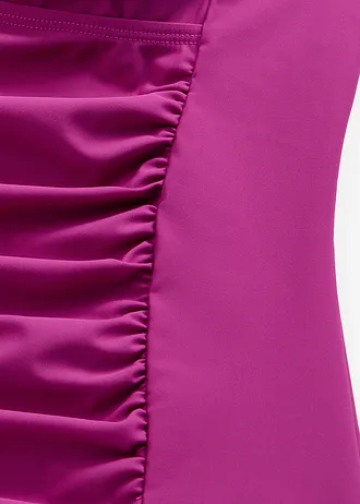Medium corrigerend badpak in wikkellook • paars • bonprix online shop