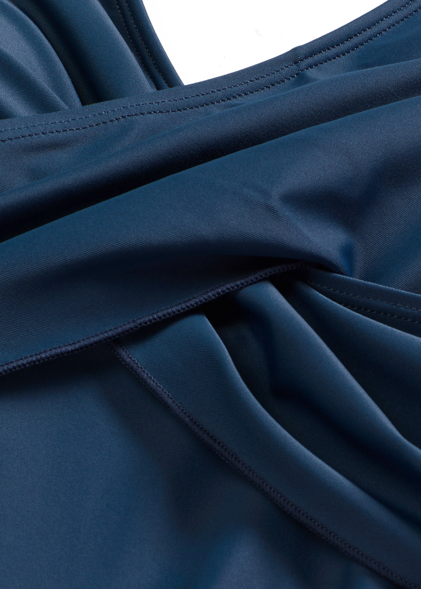 Lange tankini (2-dlg. set) met V-hals • diepblauw • bonprix online shop