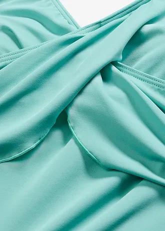 Maillot 1 pièce style croisé • turquoise clair • Boutique bonprix