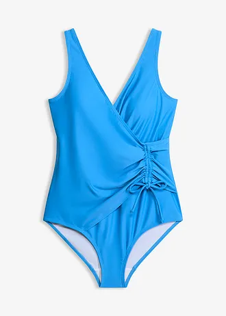 Maillot 1 pièce sculptant à fronces, maintien léger