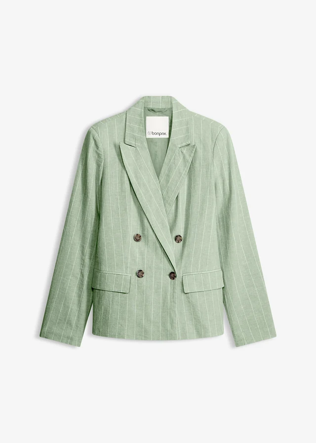 Blazer en lin majoritaire