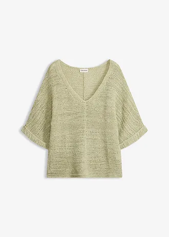Pull en maille ajourée