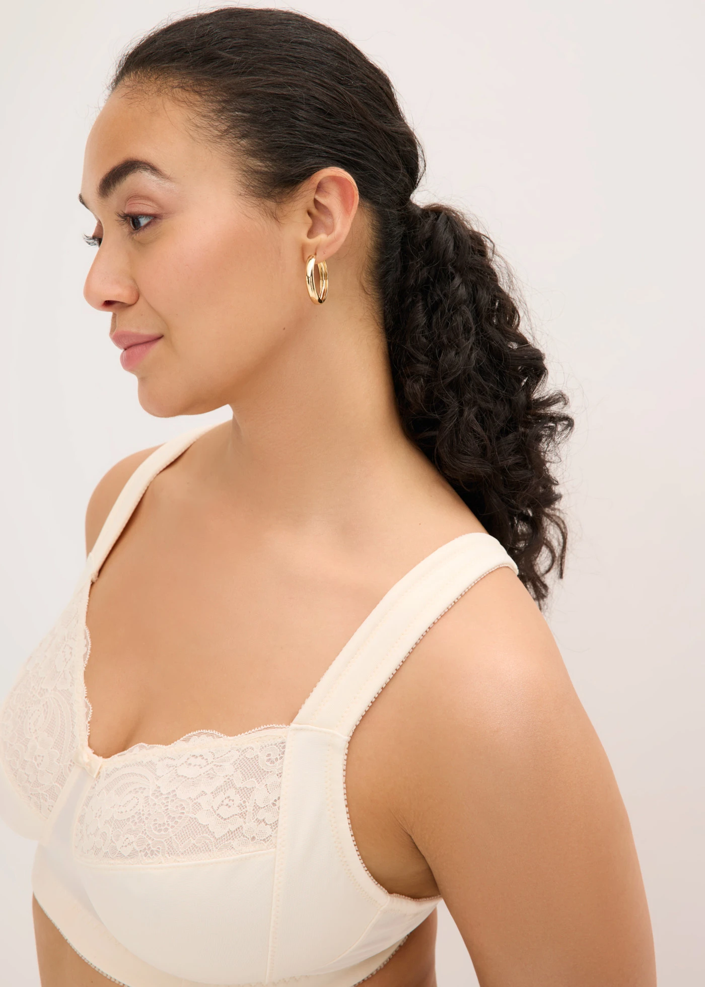 Steun bh zonder beugels met gewatteerde schouderbandjes • beige • bonprix online shop