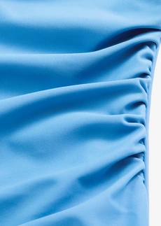 Alakformáló fürdőruha közepes formáló hatással, széles vállpántokkal • kék • bonprix áruház