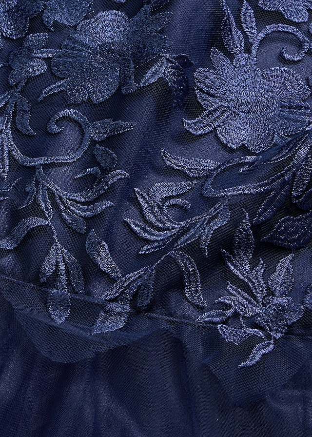 Robe de soirée en tulle délicat avec dentelle • bleu foncé • product-page.page-title-suffix