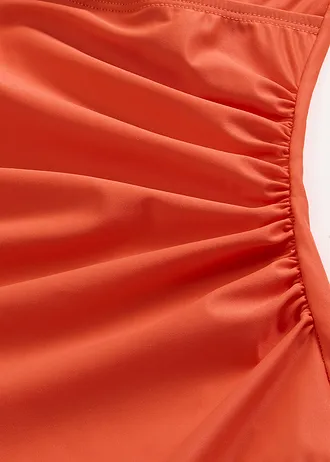 Maillot 1 pièce sculptant à encolure V, maintien léger • corail • Boutique bonprix