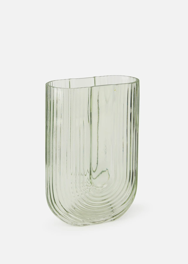 Vase ovale, Couleur: vert clair