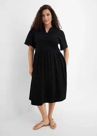 Robe 100% coton, Couleur: noir