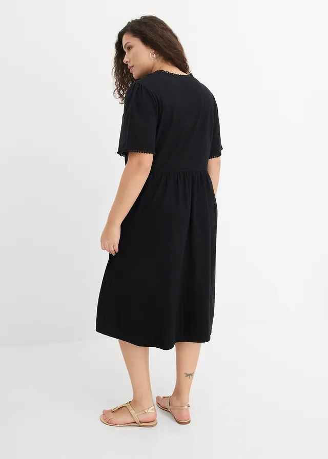 Robe 100% coton, Couleur: noir
