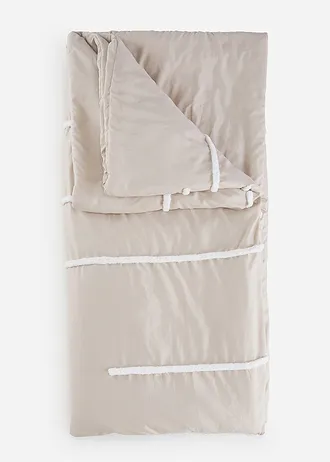 Couvre-lit avec appliqués, Couleur: crème