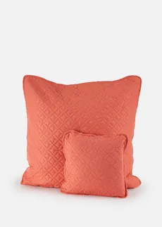 Lot de 2 housses de coussin avec surpiqûres