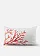 Coussin avec application, Couleur: blanc-corail