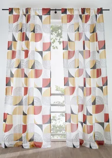 Perdea din poliester reciclat (1 buc.)