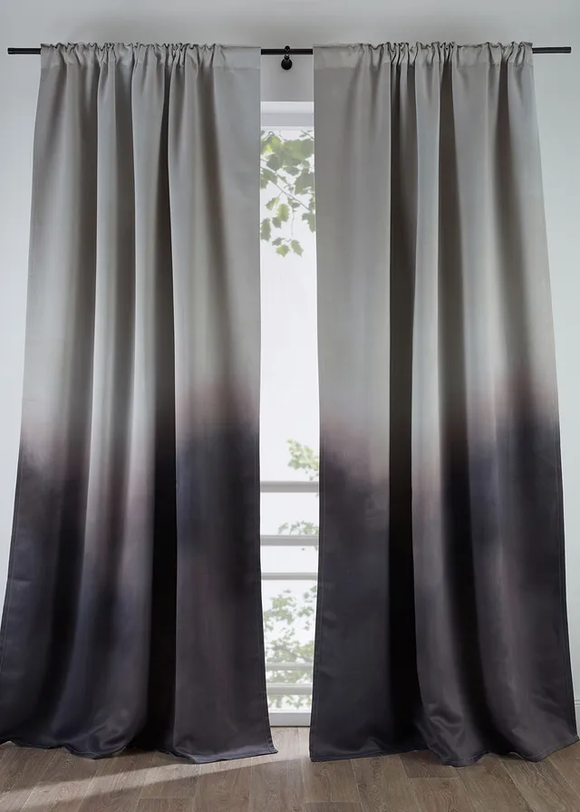 Draperie de întunecare cu degrade cromatic (1 buc.) • gri-gri-antracit • magazin bonprix