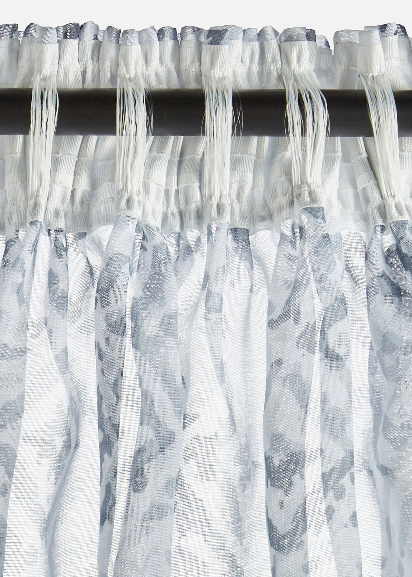 Voilage à imprimé (1 pce) • gris/blanc • Boutique bonprix