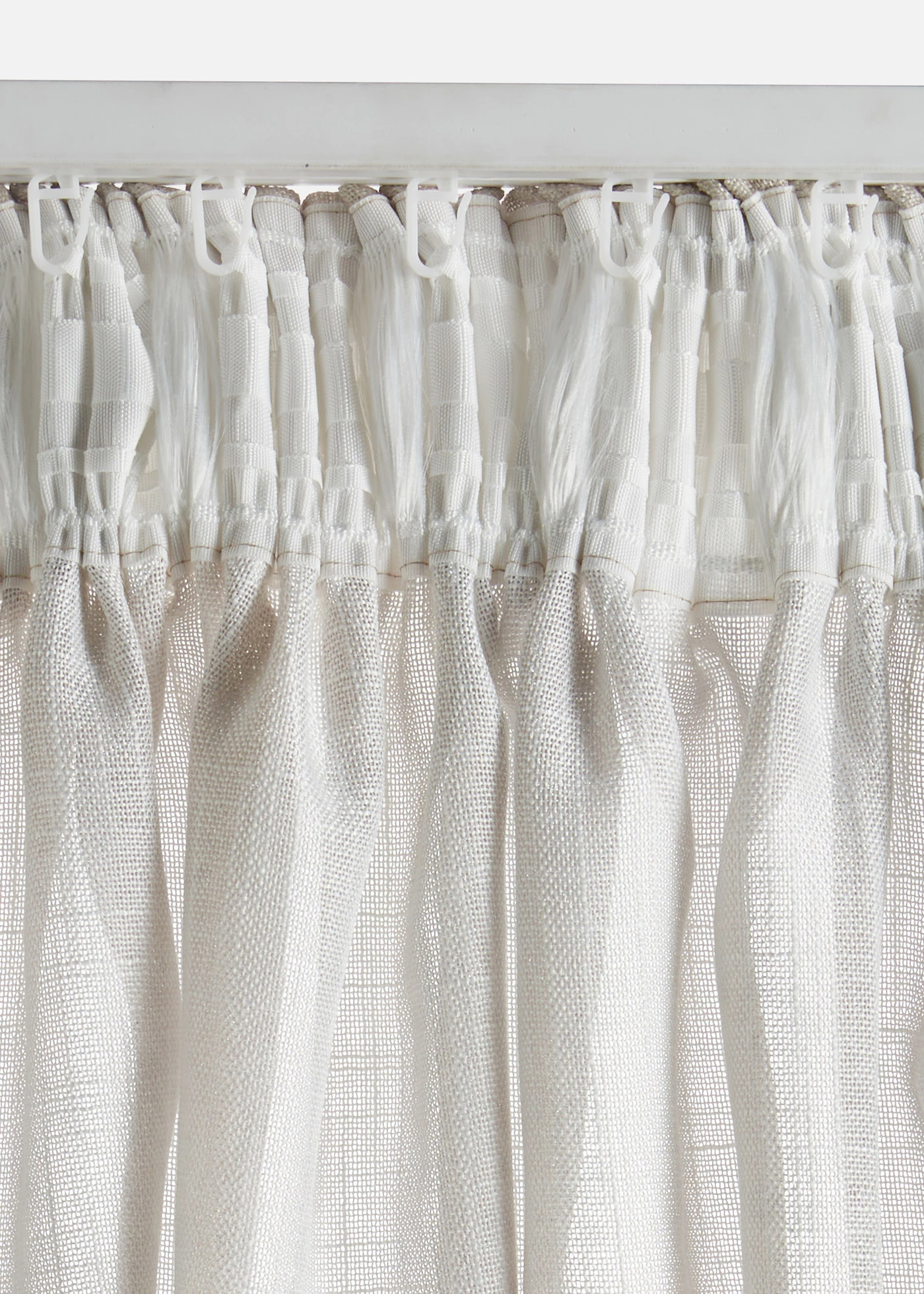 Draperie cu imprimeu (1 buc.) • crem-gri • magazin bonprix