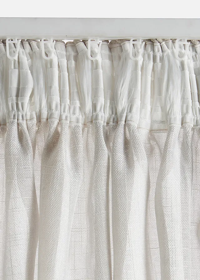 Rideau texturé (1 pce) • crème/gris • product-page.page-title-suffix