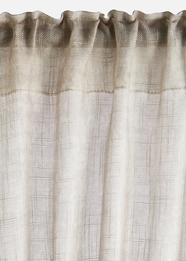 Rideau texturé (1 pce) • crème/gris • product-page.page-title-suffix