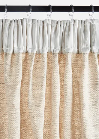 Záves so štruktúrou (1 ks v balení) • krémová • obchod bonprix