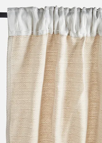 Záves so štruktúrou (1 ks v balení) • krémová • obchod bonprix