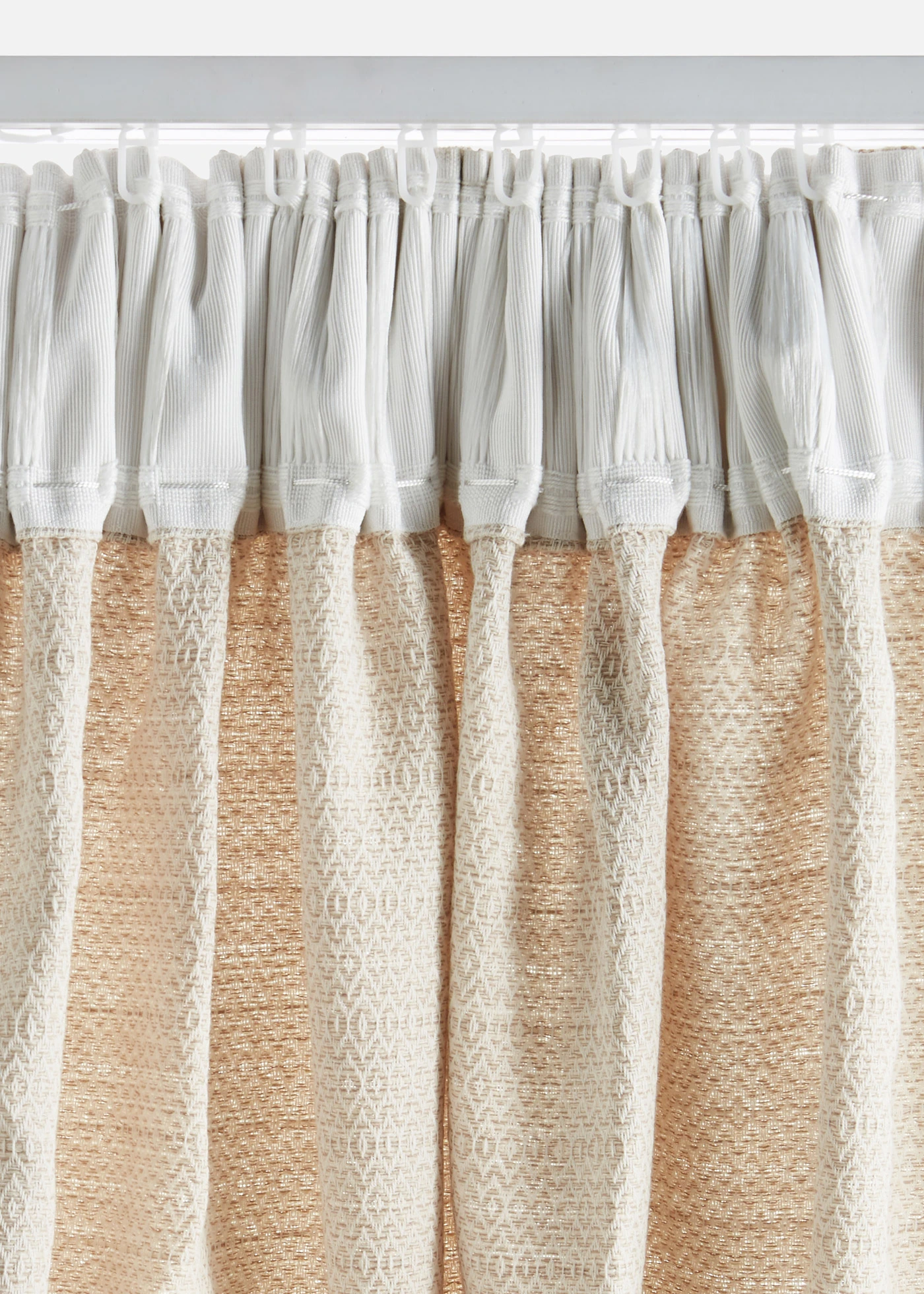 Strukturovaný závěs, organická bavlna (1 ks v balení) • krémová • bonprix obchod