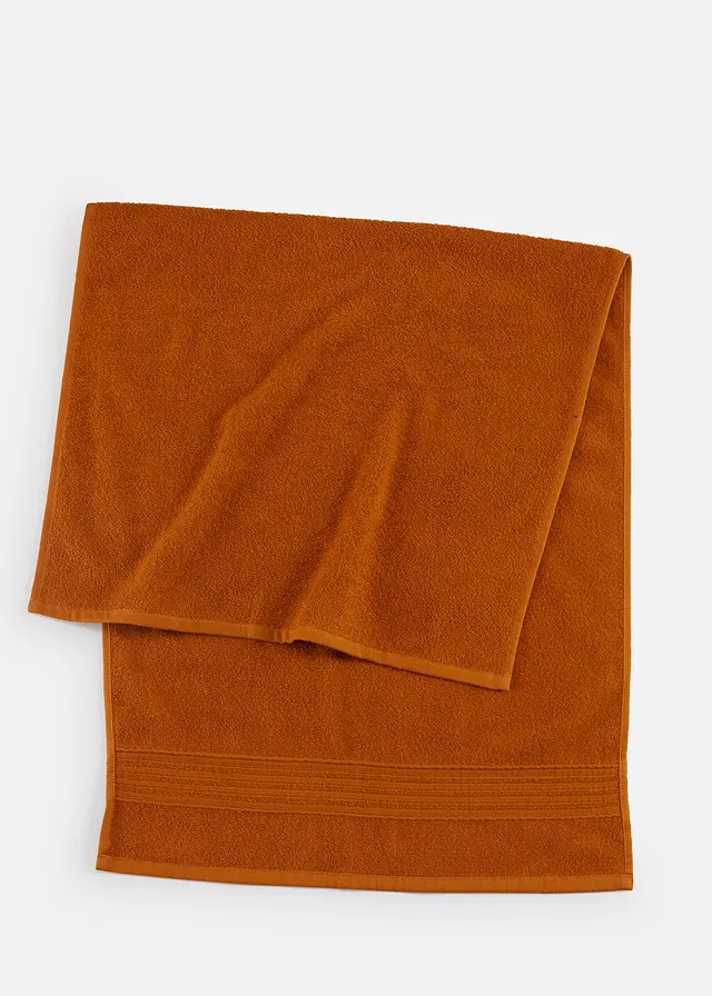Handdoek van katoen, Kleur: lichtbruin