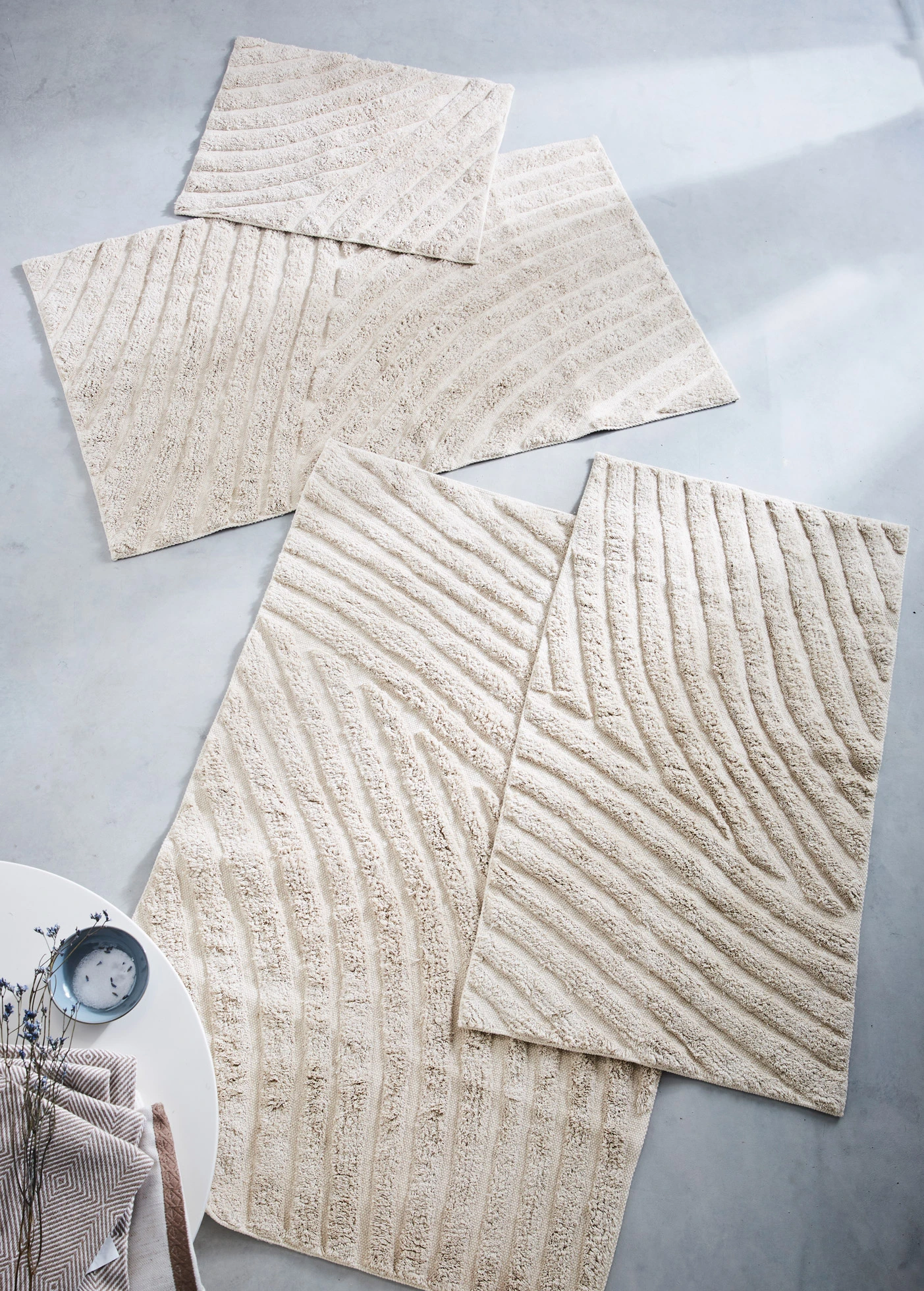 Badmat met grafisch design • beige grafische print • bonprix online shop