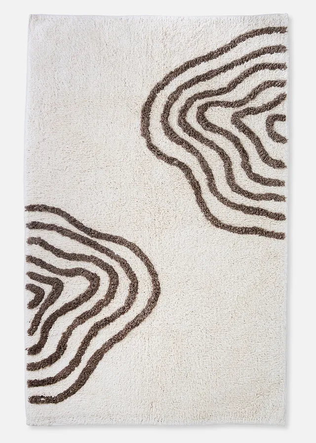 Badmat met grafisch design • bruin grafische print • bonprix online shop