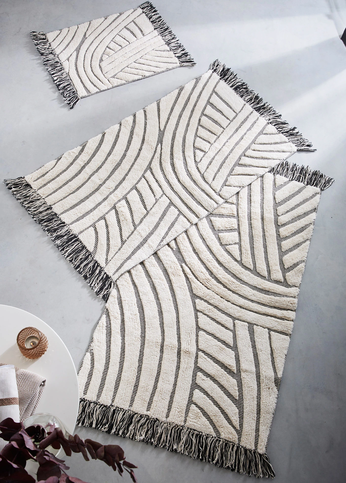 Badmat met grafisch design • ecru grafische print • bonprix online shop