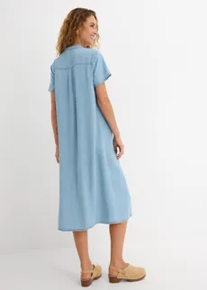Džínové šaty, barva: světle modrý denim
