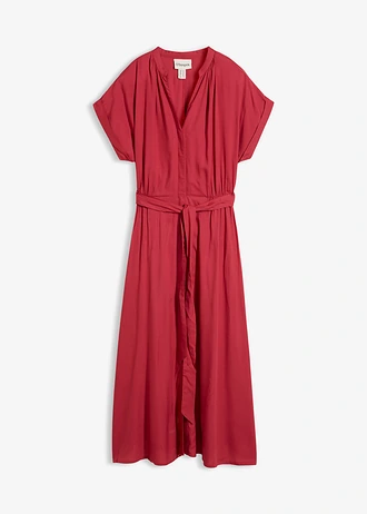 Robe-chemise en viscose fluide