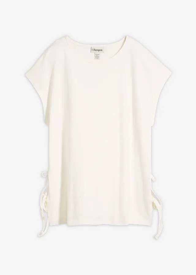 T-shirt 100% coton • ecru • Boutique bonprix