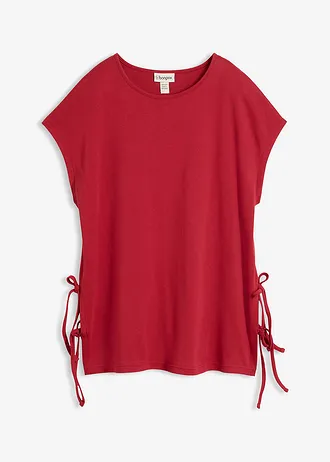 T-shirt 100% coton, Couleur: rouge cerise
