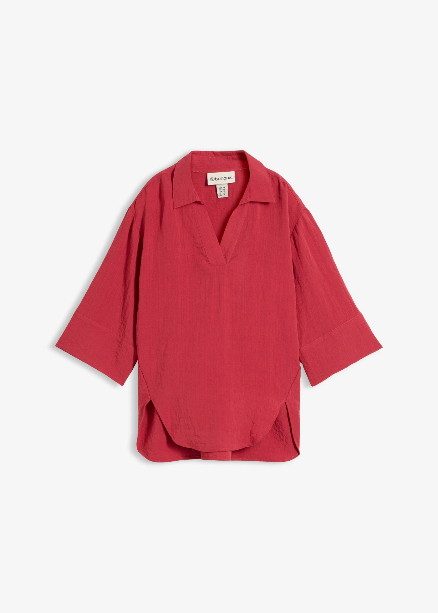 Tuniek van zachte viscose-mix • kersenrood • bonprix online shop