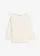 Getailleerd kanten shirt, Kleur: wolwit