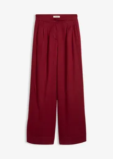 Pantalon à pinces en lyocell fluide