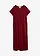 Robe douce en jersey piqué, Couleur: rouge rubis