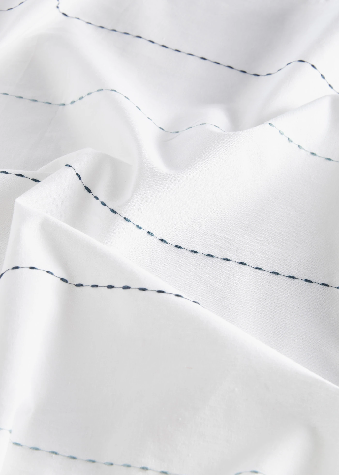 Draperie cu dungi țesute (1 buc.) • crem/albastru • magazin bonprix