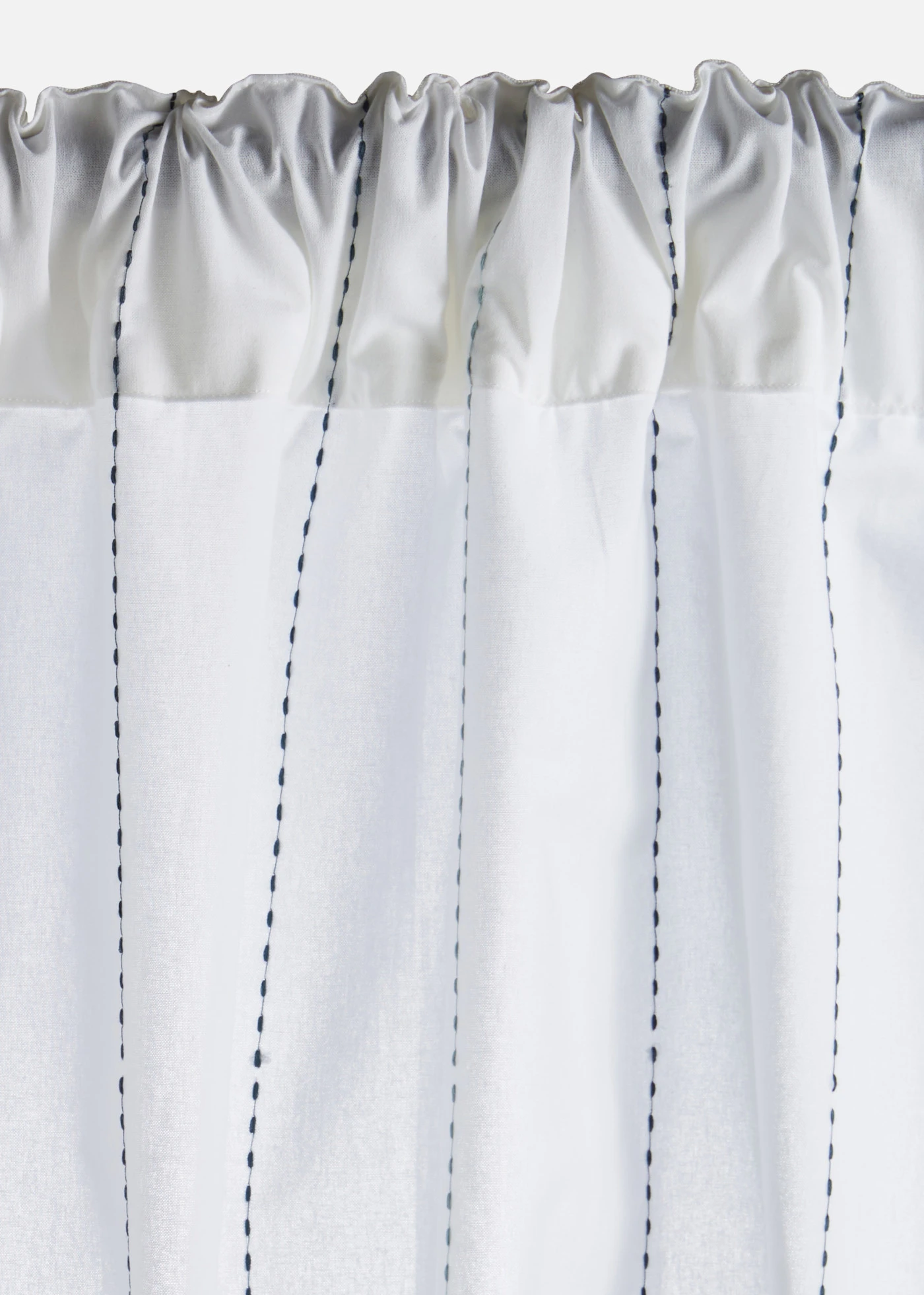 Rideau à rayures tissées (1 pce) • crème-bleu • Boutique bonprix