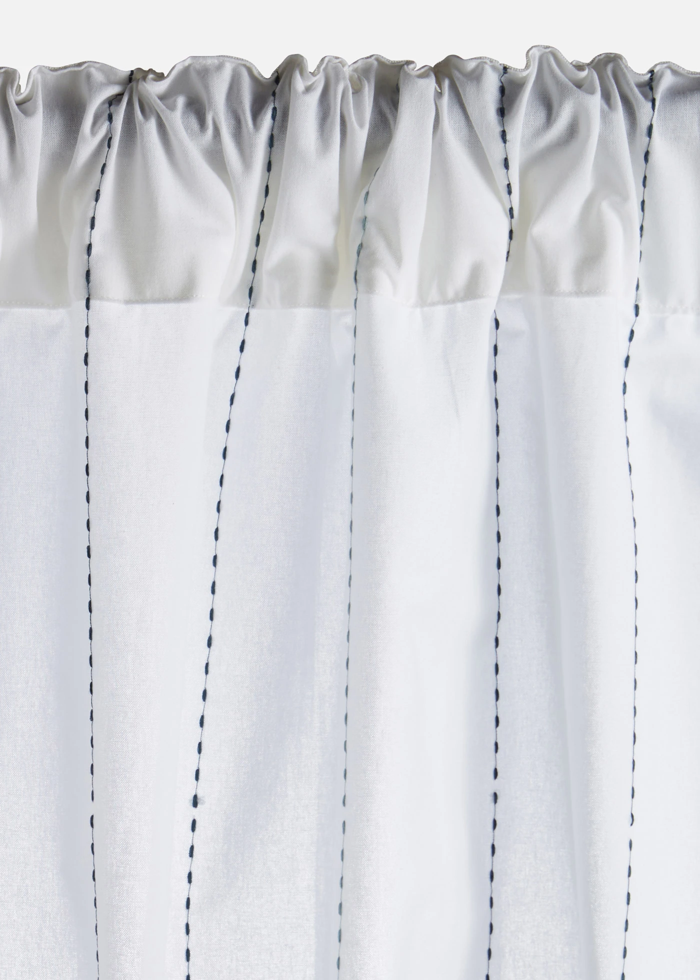 Záves s tkanými pásikmi (1 ks v balení) • krémová-modrá pozdĺž pásikovaná • obchod bonprix