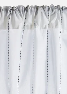 Gordijn met geweven strepen (1 stuk) • crème-blauw • bonprix online shop