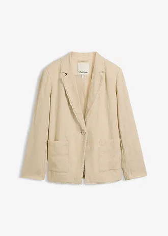 Blazer van puur linnen