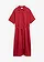 Robe-chemise 100% lin, Couleur: rouge cerise
