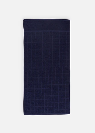 Serviette de toilette en coton • bleu foncé • Boutique bonprix