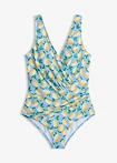 lichtblauw met print