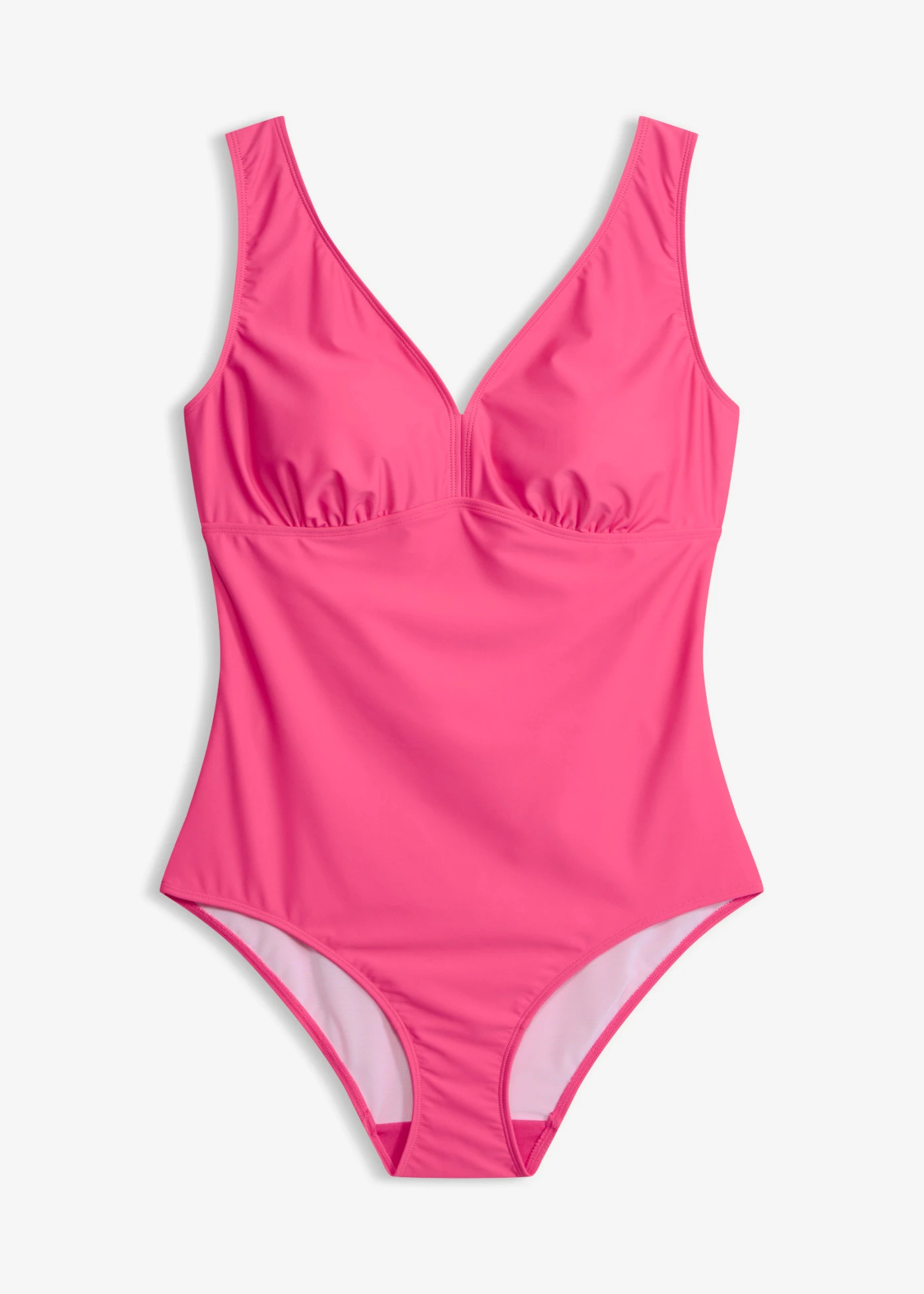 Alakformáló fürdőruha közepes formáló hatással és V-nyakkivágással • pink • bonprix áruház