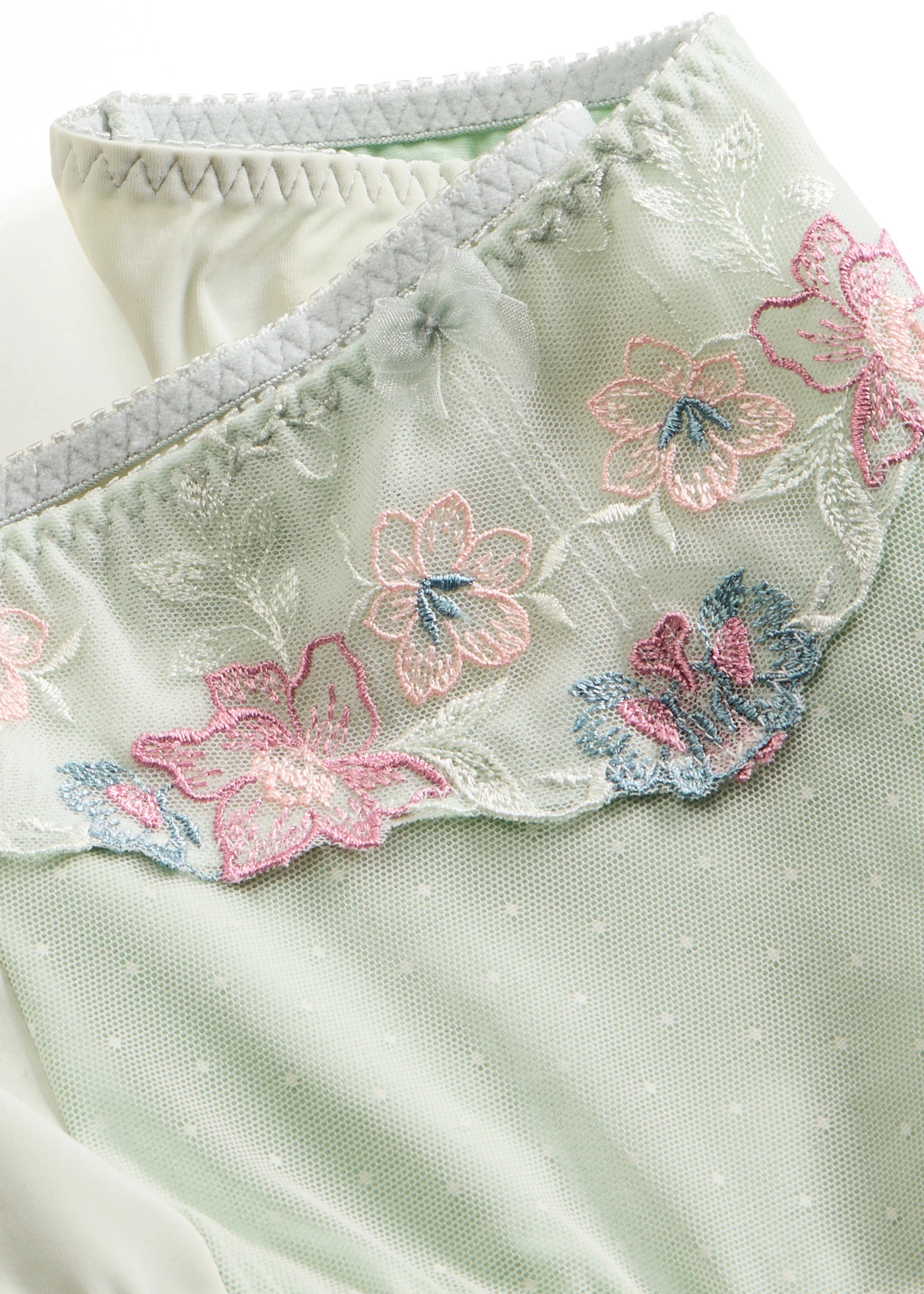 Slip modelant avec broderie délicate • menthol clair • Boutique bonprix