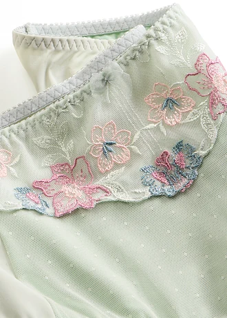 Slip modelant avec broderie délicate • menthol clair • Boutique bonprix