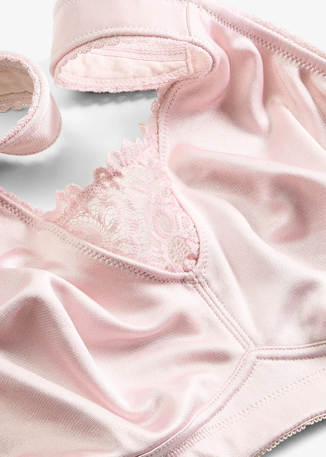 Steun bh zonder beugels met gewatteerde schouderbandjes • mat roze • product-page.page-title-suffix